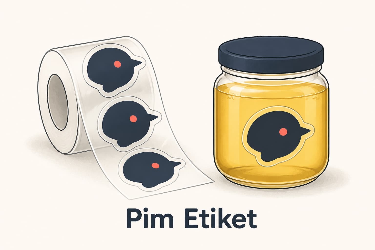 Şeffaf Rulo Etiket