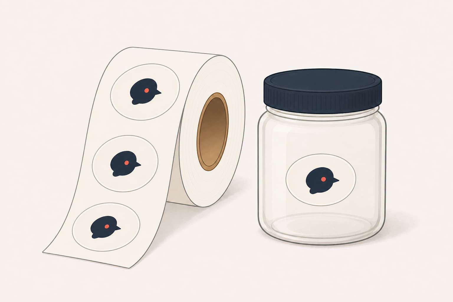 Oval Rulo Etiket
