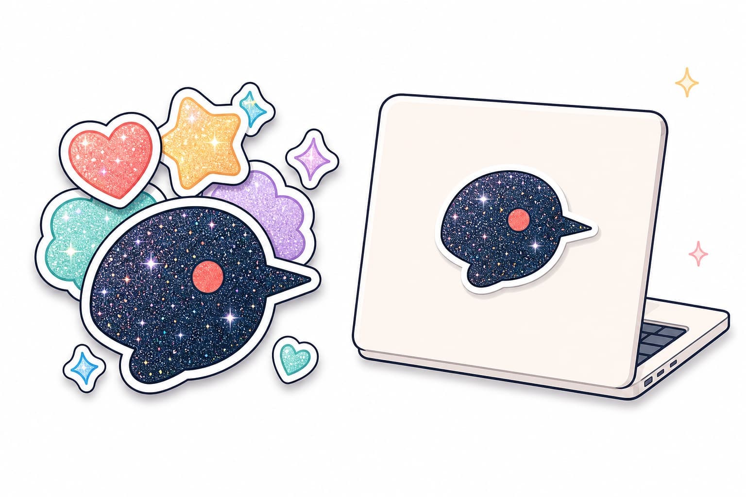 Simli Sticker