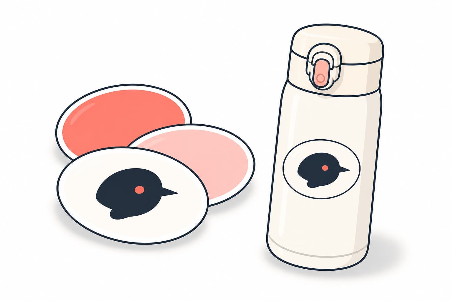 Oval Sticker