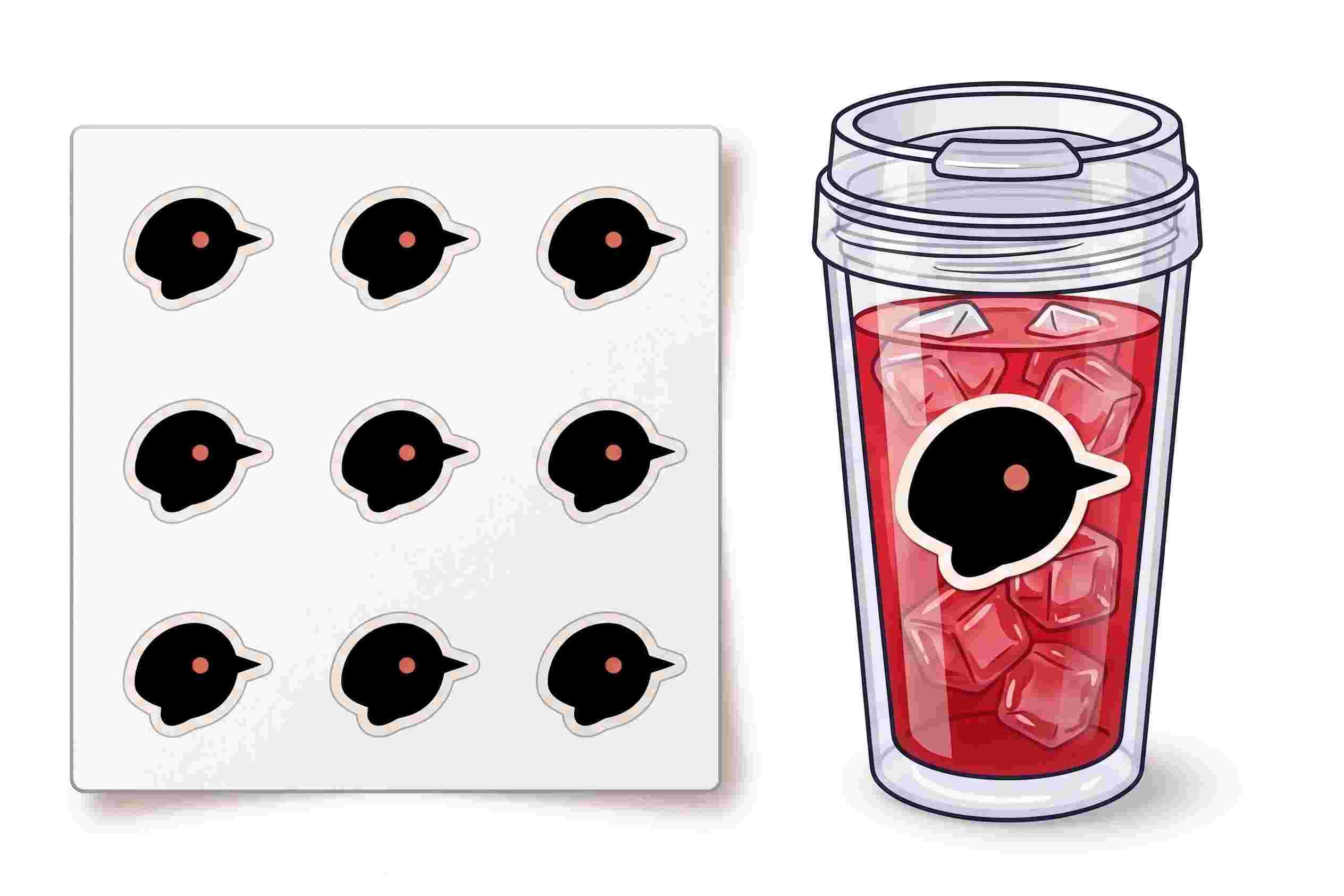 Özel Kesim Sticker Sayfası